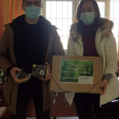 Delivery of cameras and educational game 2